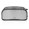 Tostadora Tristar BR-1046 4 rebanadas negra acero inoxidable 1400W