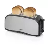 Tostadora Tristar BR-1046 4 rebanadas negra acero inoxidable 1400W