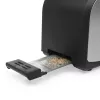 Tostadora Tristar BR-1046 4 rebanadas negra acero inoxidable 1400W