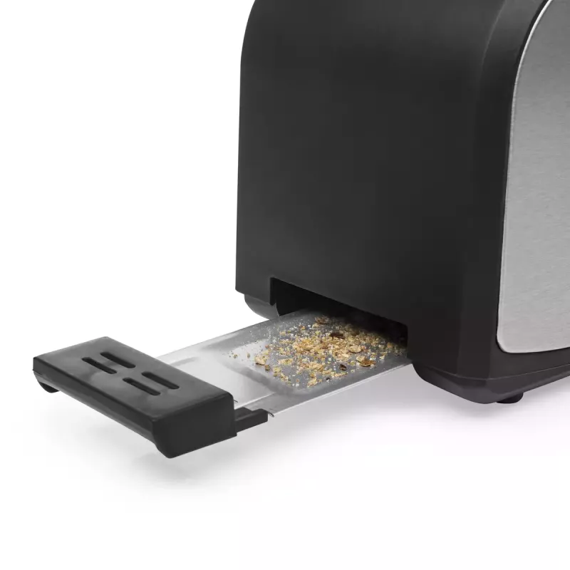 Tostadora Tristar BR-1046 4 rebanadas negra acero inoxidable 1400W