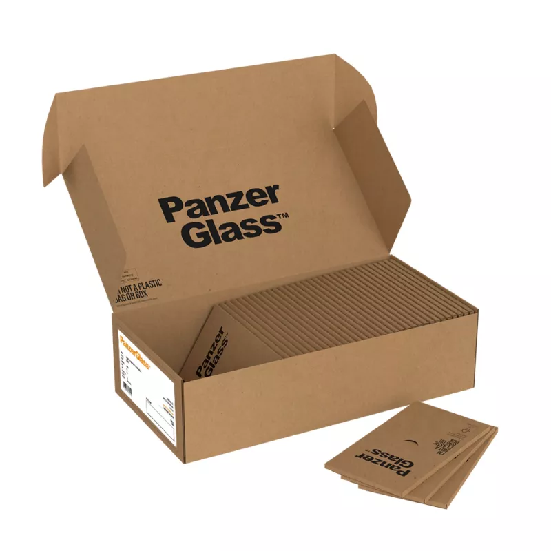Protector de pantalla PanzerGlass iPhone 15 Plus Ultra-Wide Fit EasyAligner resistente a golpes