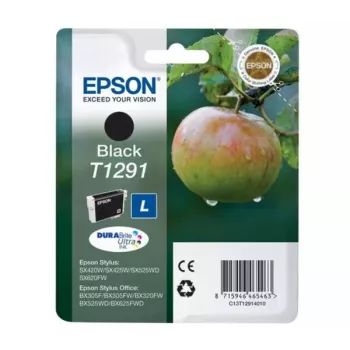 Cartucho de tinta Epson T1291 DURABrite Ultra – negro pigmentado, pack individual, 1 ud.