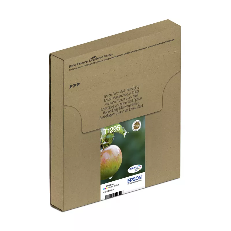 Epson Apple Multipack 4 colores T129 EasyMail, negro, cian, magenta, amarillo, 11,2 ml, 7 ml, 1 ud., multipack