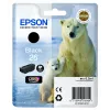 Epson Polar bear pack individual negro 26 Claria Premium Ink, negro, tinta a base de pigmento, 1 ud.