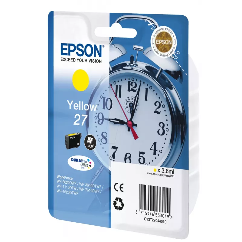 Epson Alarm clock 27 DURABrite Ultra cartucho de tinta