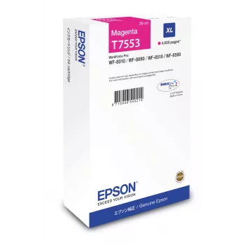 Cartucho de tinta Epson C13T755340 (original) XL alto rendimiento, magenta, 1 ud.