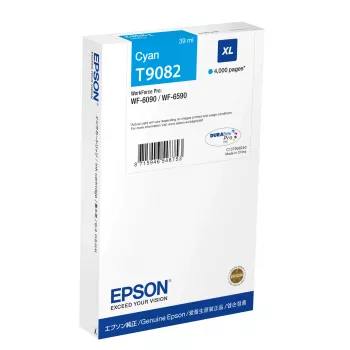 Cartucho de tinta Epson C13T908240 XL cian — original, 39 ml, rendimiento 4000 páginas