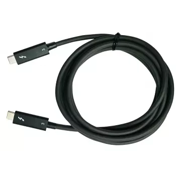 Cable Thunderbolt QNAP CAB-TBT315M-40G 1,5 m 40 Gbit/s negro
