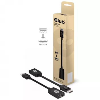 Adaptador pasivo DisplayPort a HDMI CLUB3D CAC-1001