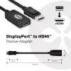 Adaptador pasivo DisplayPort a HDMI CLUB3D CAC-1001