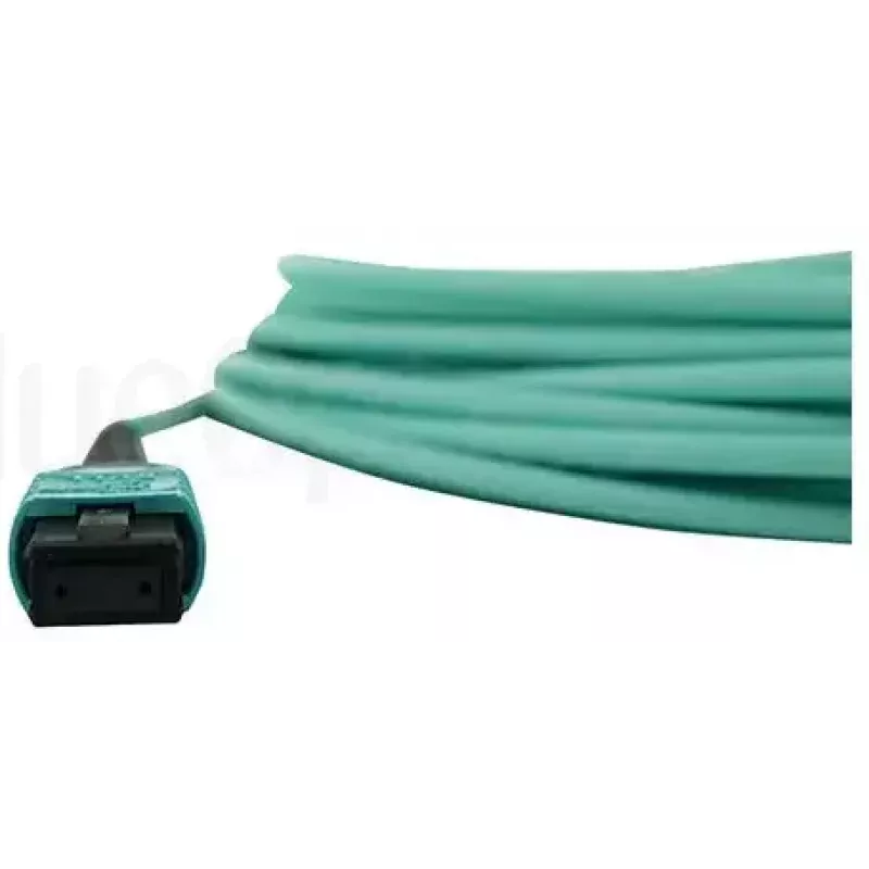 BlueOptics CBL-0159-BO Cable breakout de fibra, MTP/UPC a 4x Duplex LC/UPC, OM3, 1 m, aguamarina