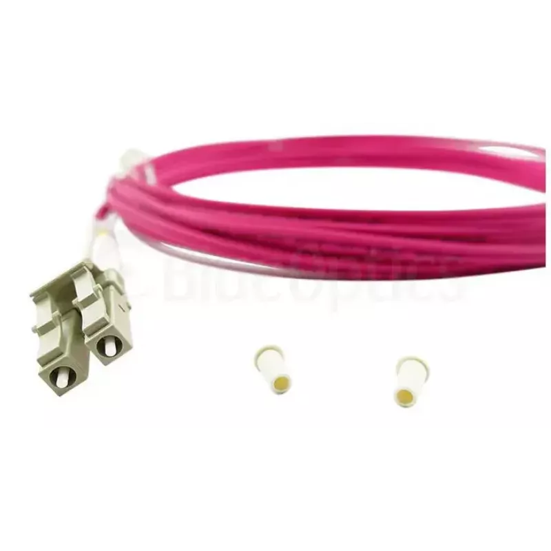 Cable de fibra óptica dúplex LC BlueOptics CBL-LC-OM4-15M-BO 15 m conector macho/conector macho