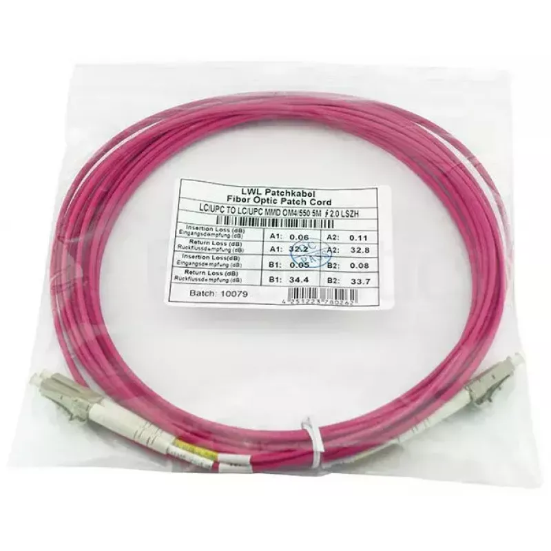 Cable de fibra óptica InfiniBand BlueOptics EMC CBL-LC-OM4-30M 20 m OM4