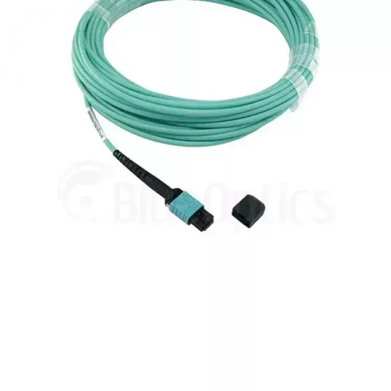 Cable de fibra óptica BlueOptics CBL-MTP12-OM3-30M-BO MTP OM3 30m cian