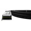 BlueOptics CBL-NTWK-0720-BL cable de fibra óptica InfiniBand 3 m QSFP 4xSFP+ negro