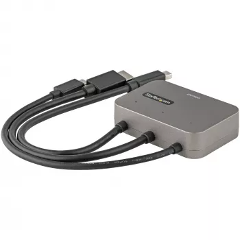 StarTech.com Adaptador multipuerto 3 en 1 a HDMI - convertidor de USB-C, HDMI o Mini DisplayPort a HDMI 4K 60Hz para salas de conferencias - adaptador de vídeo AV digital para conectar un monitor/pantalla HDMI