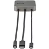 StarTech.com Adaptador multipuerto 3 en 1 a HDMI - convertidor de USB-C, HDMI o Mini DisplayPort a HDMI 4K 60Hz para salas de conferencias - adaptador de vídeo AV digital para conectar un monitor/pantalla HDMI