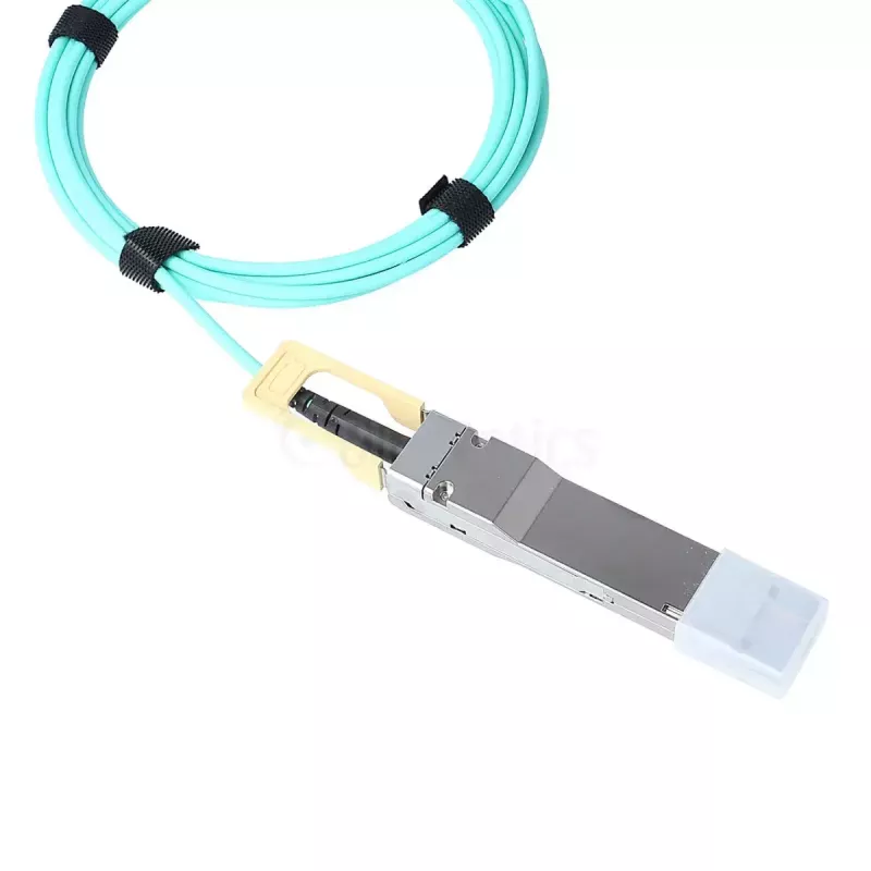 Cable de red BlueOptics C-DQ8FNM003-H0-M-BO QSFP-DD InfiniBand 3m aguamarina