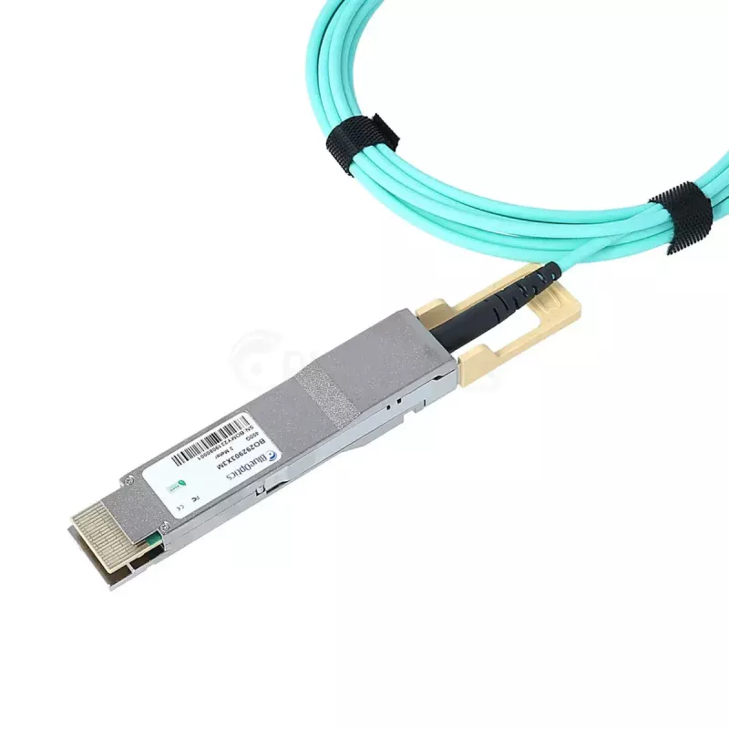 Cable de red BlueOptics C-DQ8FNM003-H0-M-BO QSFP-DD InfiniBand 3m aguamarina
