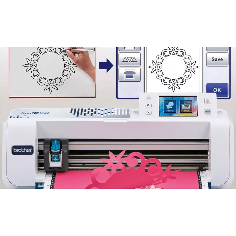 Brother ScanNCut CM750 electrónica ancho de corte 29,7 cm pantalla LCD