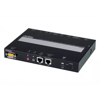 ATEN Switch KVM sobre IP VGA de un solo puerto con acceso compartido 1 local/remoto
