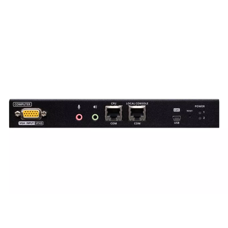 ATEN Switch KVM sobre IP VGA de un solo puerto con acceso compartido 1 local/remoto