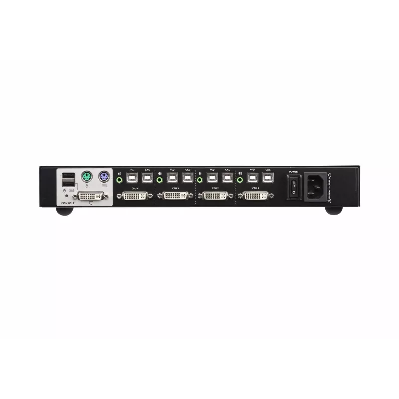 Conmutador KVM de seguridad ATEN 4 puertos USB DVI