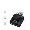 Conmutador KVM híbrido ATEN 2 puertos USB-C DisplayPort con cable, 4096 x 2160 píxeles, 4K Ultra HD, 0,74 W, negro