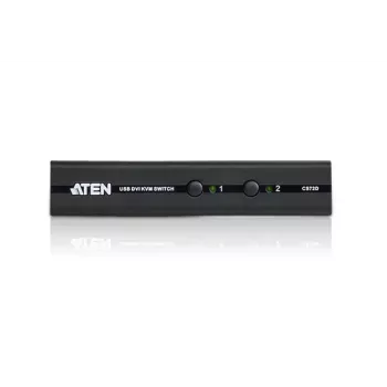 ATEN CS72D Conmutador KVM negro