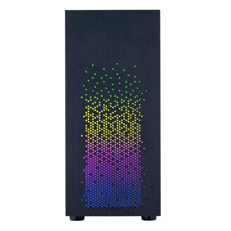 Caja de PC Azza Celesta Semitorre negra