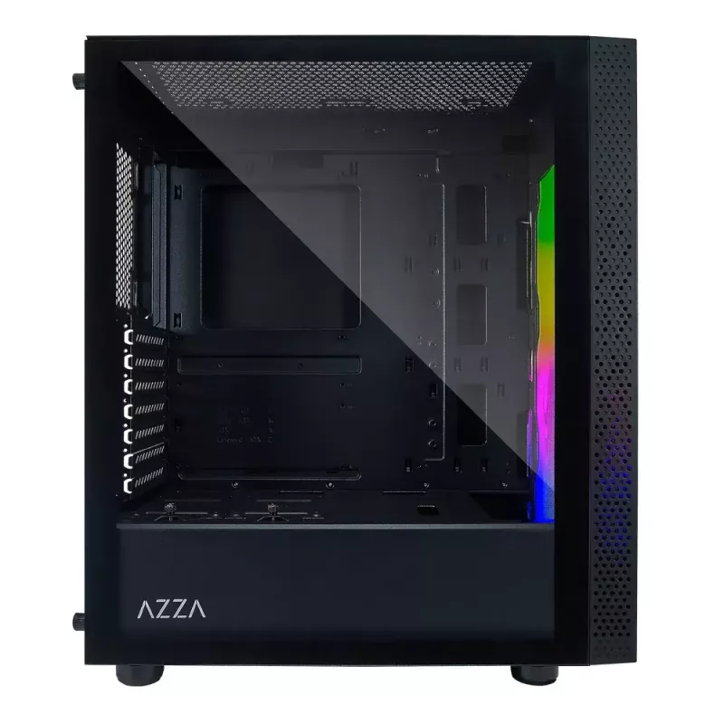 Caja de PC Azza Celesta Semitorre negra