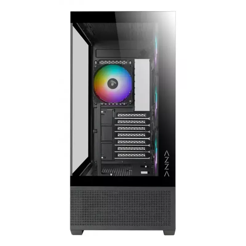 Caja de PC Azza Tiara Semitorre negra