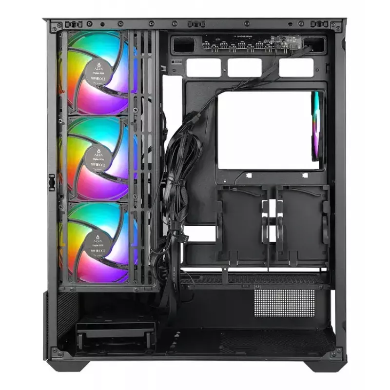 Caja de PC Azza Tiara Semitorre negra