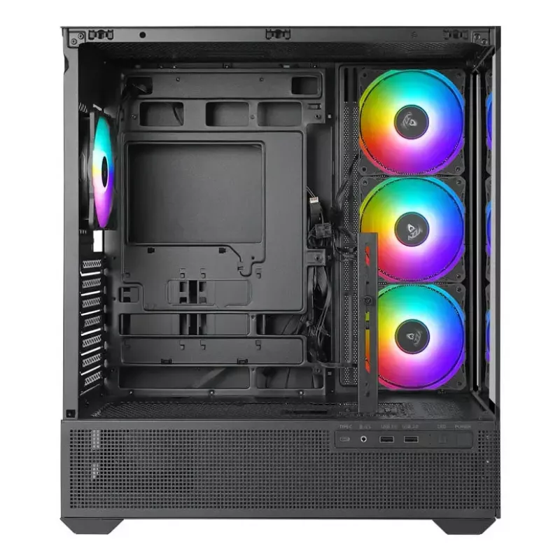 Caja de PC Azza Tiara Semitorre negra