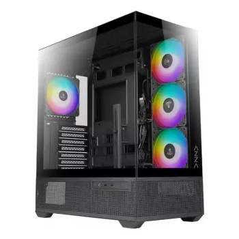 Caja de PC Azza Tiara Semitorre negra