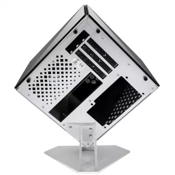 Caja de PC Azza CUBE MINI 805 Cubo plateado