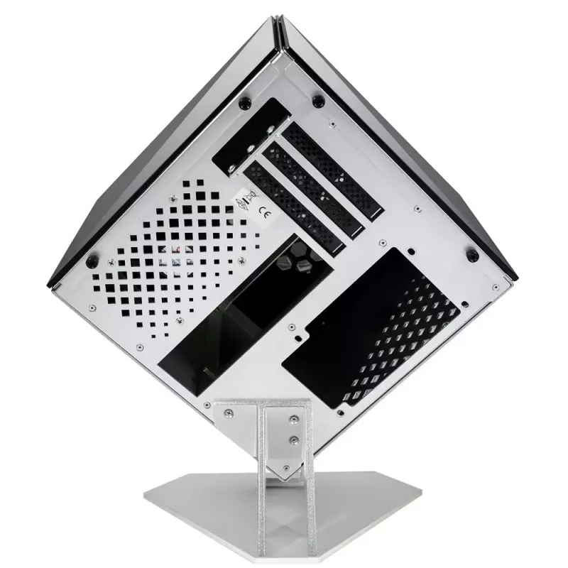 Caja de PC Azza CUBE MINI 805 Cubo plateado