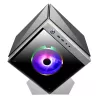 Caja de PC Azza CUBE MINI 805 Cubo plateado