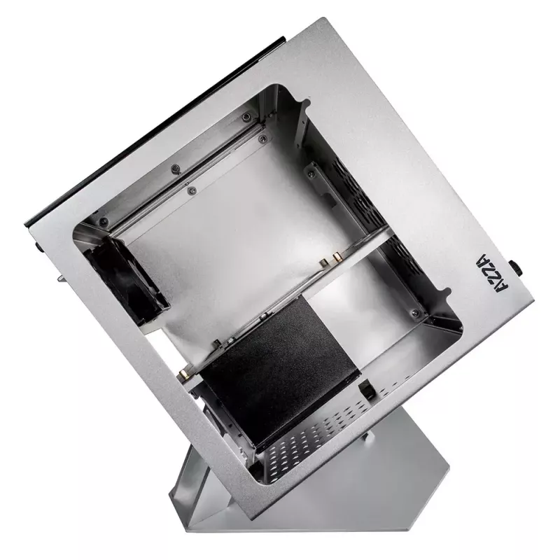 Caja de PC Azza CUBE MINI 805 Cubo plateado