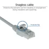 Cable de red slimline para centro de datos ACT Gris 1 m LSZH U/UTP CAT6 snagless con conectores RJ45