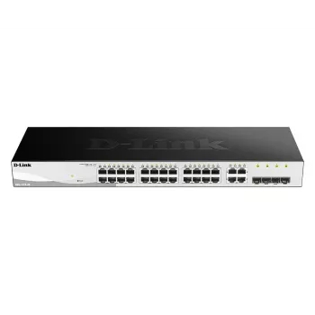 Switch gestionado inteligente D-Link 28 puertos Gigabit con 4 puertos combo