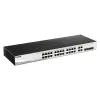 Switch gestionado inteligente D-Link 28 puertos Gigabit con 4 puertos combo