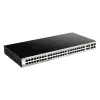 Switch gestionado inteligente D-Link 52 puertos Gigabit con 4 puertos combo 100/1000Mbps
