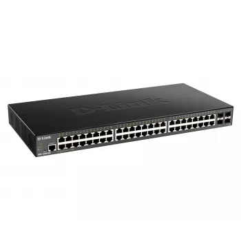 Switch gestionado inteligente D-Link 48 puertos Gigabit con 4 x 10G SFP+