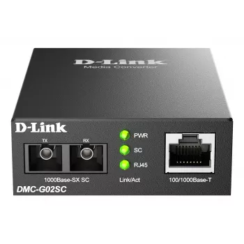 D-Link 100/1000Base-T a 1000Base-SX SC convertidor de medios multimodo (550 m)