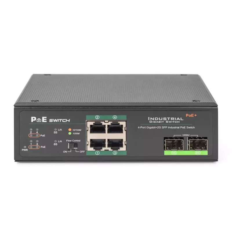 Switch no gestionado Digitus DN-651109 4 puertos Gigabit Ethernet PoE