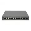 Switch no gestionado Digitus 8 puertos Gigabit + 2 Gigabit SFP