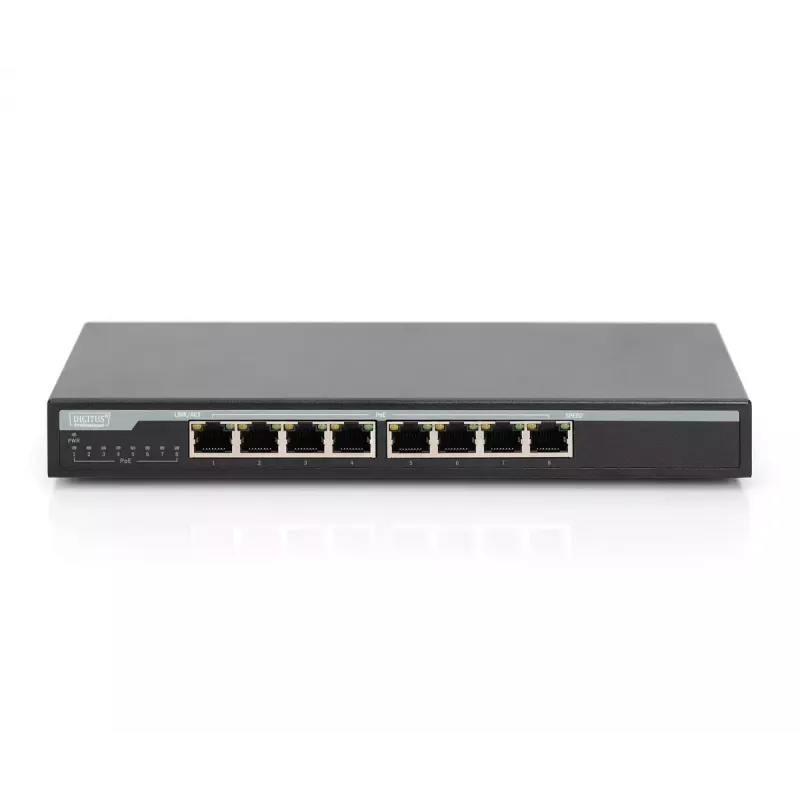 Switch no gestionado Digitus DN-95340 switch de red 8 puertos Gigabit