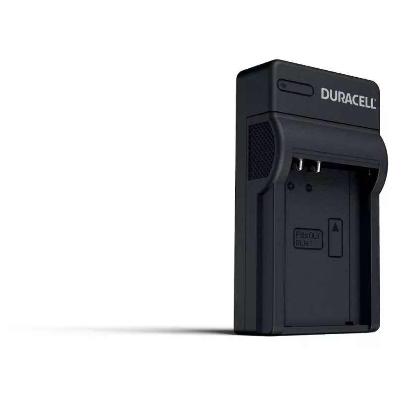 Duracell Cargador de batería para cámara digital, USB, cargador para interiores, Olympus BLN-1, Negro, 5 V, 5 V
