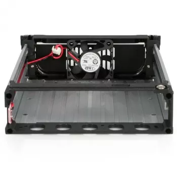 StarTech.com Bahía extraíble SATA de aluminio negro de 5,25 pulgadas fiable